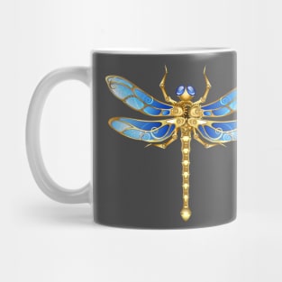 Mechanical Dragonfly ( Steampunk insect ) Mug